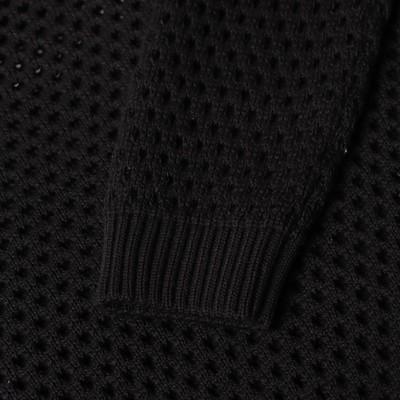 Джемпер сетка женский MIST Knitwear, размер 40-42, чёрный