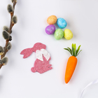 Набор декора «Заяц, морковка, яйца» - фото 9333271