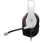 Наушники с микрофоном A4Tech Bloody G260p белый/черный 2м мониторные USB оголовье (G260P) - фото 51540272 Наушники с микрофоном A4Tech Bloody G260p белый/черный 2м мониторные USB оголовье (G260P) - фото 51540272