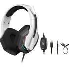 Наушники с микрофоном A4Tech Bloody G260p белый/черный 2м мониторные USB оголовье (G260P) - фото 51540276 Наушники с микрофоном A4Tech Bloody G260p белый/черный 2м мониторные USB оголовье (G260P) - фото 51540276