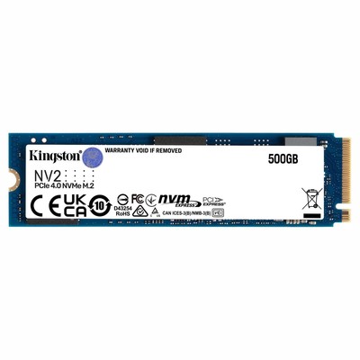 Накопитель SSD Kingston PCIe 4.0 x4 500GB SNV2S/500G NV2 M.2 2280