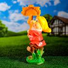 Садовая фигура "Гном с табличкой" 20х25х50см микс - Фото 13