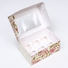 Коробка для 6 капкейков с окном, For you, 25×17×10 см - Фото 6