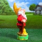 Садовая фигура "Гном с киркой" 15х19х35см - Фото 4