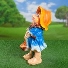 Садовая фигура "Девочка с корзинкой" 13х25х49см МИКС - Фото 2