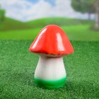 Садовая фигура "Грибок глазастый" маленький 5х9х16см - Фото 3
