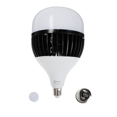 УЦЕНКА Лампа светодиодная IN HOME LED-HP-PRO, 100 Вт, 230 В, E27, с адаптером, Е40, 6500 К, 9500 Лм