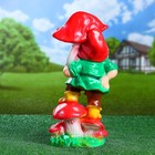 Садовая фигура "Гном Welcome" 12х19х41см - Фото 3