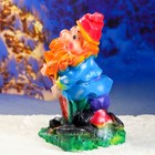 Садовая фигура "Гном-шиномонтажник" 23х31х48см - Фото 8