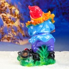 Садовая фигура "Гном-шиномонтажник" 23х31х48см - Фото 9