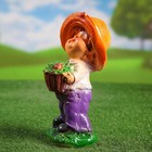 Садовая фигура "Мальчик в шляпе" 15х15х30см - Фото 5
