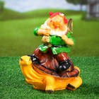 Садовая фигура "Гном на черепахе" 21х27х29см МИКС - Фото 10