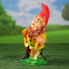 Садовая фигура "Гном с лопатой и полотенцем", 12х15х30см, МИКС - Фото 5