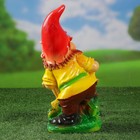 Садовая фигура "Гном с лопатой и полотенцем", 12х15х30см, МИКС - Фото 6
