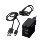Сетевое зарядное устройство More choice NC46a, 2 USB, 2.4 А, кабель Type-C, черный - Фото 6