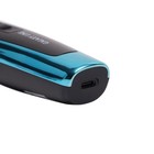 Машинка для стрижки Galaxy LINE GL 4169, 3 Вт, 1/2/3 мм, нерж.сталь, 220 В, чёрно-голубая - фото 23662067