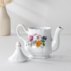 УЦЕНКА Набор столовой посуды идиллия «Букет цветов», 32 предмета, нет сахарницы и большой тарелки - Фото 7