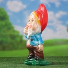 Садовая фигура "Гном растегнутая рубашка" 10х11х36см МИКС - Фото 2