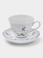 УЦЕНКА Сервиз чайный «Гуси», 12 предметов, нет 1 чайной пары - Фото 2