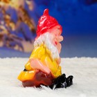 Садовая фигура "Гном сидячий" 12х16х22см МИКС - Фото 6