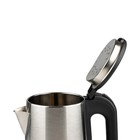 УЦЕНКА Чайник электрический Homestar HS-1041, металл, 1.8 л, 1500 Вт, серебристо-чёрный - Фото 3