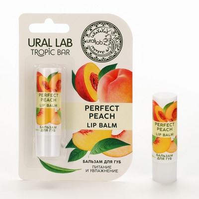 Бальзам для губ, 3.5 г, аромат персика, TROPIC BAR by URAL LAB