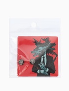 Серьги "Пусеты" стальные, грани, цвет чёрный - фото 809489065