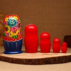 Матрёшка «Цветы», 5 кукольная, люкс, микс - фото 9073811