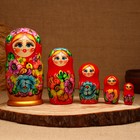 Матрёшка «Цветы», 5 кукольная, люкс, микс - фото 4499338