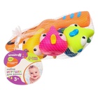 Резиновые игрушки для ванны Крошка Я «Поймай рыбку», в наборе 5 шт., с пищалкой - Фото 11