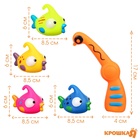 Резиновые игрушки для ванны Крошка Я «Поймай рыбку», в наборе 5 шт., с пищалкой - Фото 3