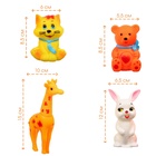 Резиновые игрушки для ванны Крошка Я «Друзья», с пищалкой, в наборе 4 шт. - Фото 3