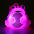 Мяч детский резиновый ёжка световой «Лягушка», цвета МИКС , в шоубоксе - Фото 7