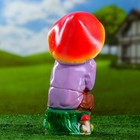 Садовая фигура "Старичок-лесовичок" 12х15х30см - Фото 3