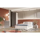 Комод 4 ящика Фиеста, 802х446х908, Графит/Дуб крафт белый - фото 23677222