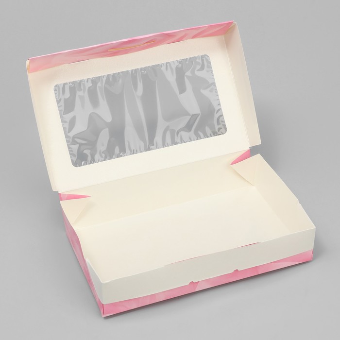 Коробки под конфеты сырники «Ткань», 20 х 12 х 4 см
