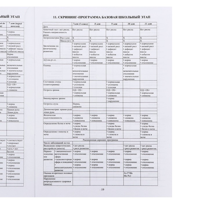 Медицинская карта ребёнка А4 "Классика", форма № 026/у-2000, 32 листа