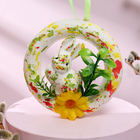 Пасхальный декор «Зайчик» 3×12×12 см - Фото 1