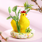 Декор пасхальный «Курочка в гнезде» 6 × 9 × 12,5 см - Фото 2