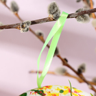 Декоративная пасхальная подвеска «Зайчик в траве» 5 × 15 × 15 см - Фото 3