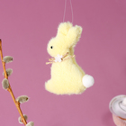 Мягкая игрушка «Зайчик» на подвесе, 11 см, цвет МИКС - фото 4499375