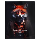 Тетрадь 96 листов в клетку на скрепке "Животные в роли", обложка мелованный картон, глянцевая ламинация, тиснение фольгой, МИКС (комплект 2 шт) - фото 23699027