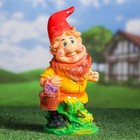Садовая фигура "Гном" 10х13х32см Микс - Фото 4