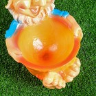 Садовая фигура "Гном с горшком" 29х21х31см - Фото 5