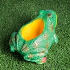 Фигурное кашпо "Лягушка" 19х18см - Фото 3