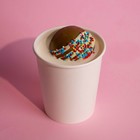 Шоколадная бомбочка "Любовь это", розовая, в стакане, 35 г - Фото 5