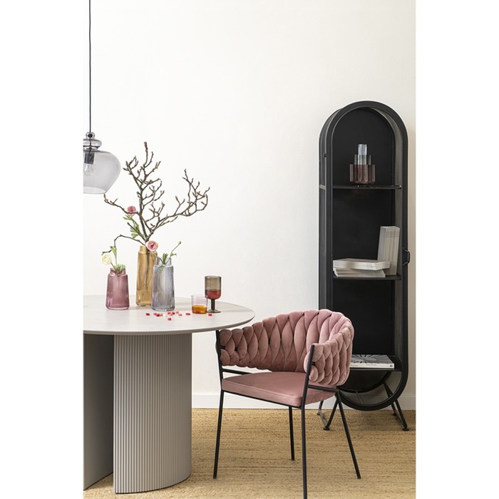 Кресло Lind, 600×530×770 мм, велюр, цвет розовый - Фото 1