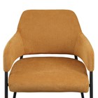 Кресло Wendy, 640×685×740 мм, фактурный шенилл, цвет охра - Фото 12