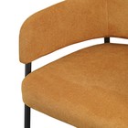Кресло Wendy, 640×685×740 мм, фактурный шенилл, цвет охра - Фото 13