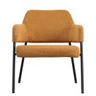 Кресло Wendy, 640×685×740 мм, фактурный шенилл, цвет охра - Фото 8